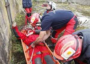 Attach Visipad markers on to helmets for rescue operations during natural disasters
