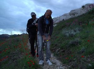 Bodenmarkierungen für Wanderungen