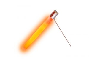 20cm orange Flare Alternative Leuchtstab Cyalume
