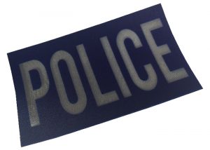 Polizei reflektierende Patch