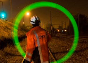 Lichtnotsignal Such- und Rettungsaktivitäten