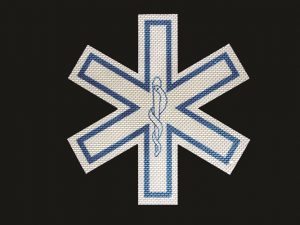 Star of Life retro-reflektierende und nachleuchtende Schilder mit selbstklebender Rückseite