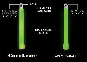 snaplight and chemlight lightstick differencies