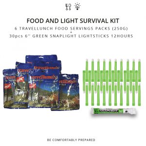 kit batons lumineux et plats lyophilises travellunch