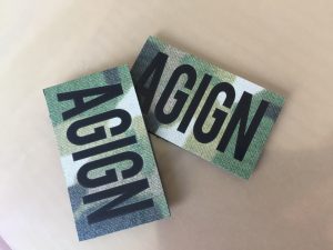 IR-Patch mit Multicam-Druck